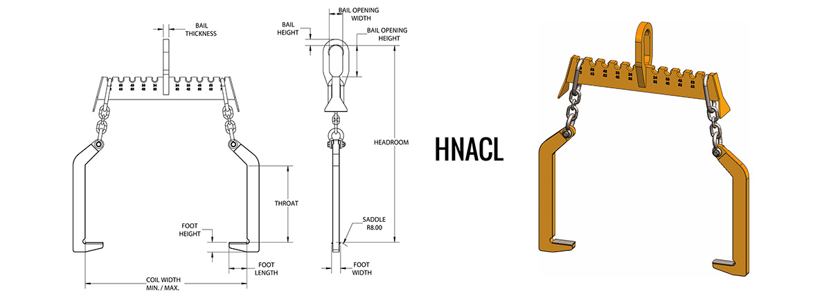HNACL - Narrow Arm Coil Lifter