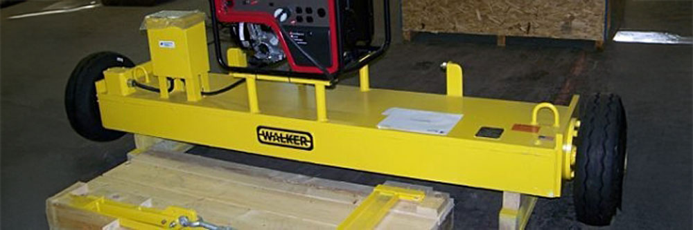 Walker Electromagnetic Sweeper for Industrial Cleanup