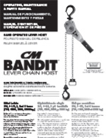 CM Bandit Lever Hoist Manual