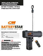 CM BatteryStar Hoist Manual
