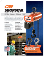 CM ShopStar Electric Hoist Brochure