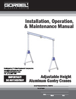 Gorbel Aluminum Gantry Crane Manual