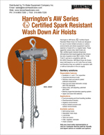 Harrington AW Air Chain Hoist Brochure
