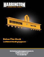 Harrington Below the Hook Material Handling Equipment Brochure