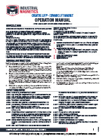 Mag-Mate CreativeLift Permanent Magnet Lifter Manual