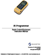 Magnetek IR Programmer Instruction Manual