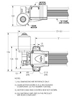SUSPA Movotec Motor Driven Electric Pump Drawing