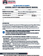 Walker Heavy Lift Magnets General Safety and Maintenance Manual
