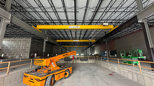 10-Ton Crane System with 3 Cranes