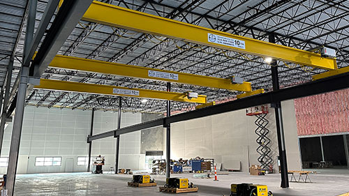 10-Ton Overhead Crane System with Freestanding Runway