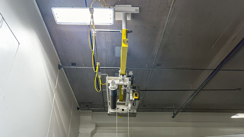 2.5 Ton Ceiling Mounted Monorail for Maintenance Shaft