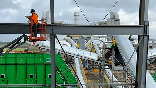 40-Ton Overhead Crane Runway Installation