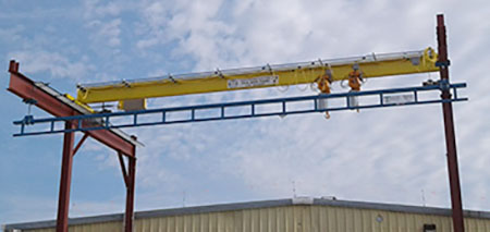 2-Ton Dock Loading Crane with Built in Fall Protection