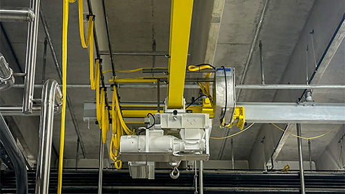 Stainless-Steel Food Grade Hoist for Processing Facility