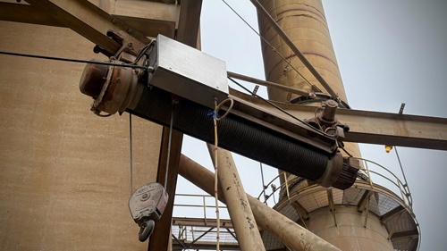 TSOC High Elevation Monorail Hoist Repair