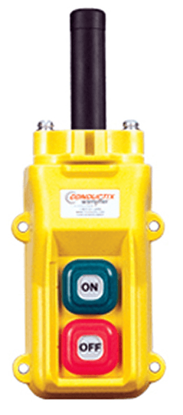 Conductix, 80 Series 2-Button Pendant, With Momentary On/Off, Part No XA-34212