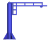 Gorbel WSJ360 Free Standing Work Station Jib Crane